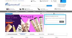 Desktop Screenshot of lisscosmeticos.com.br